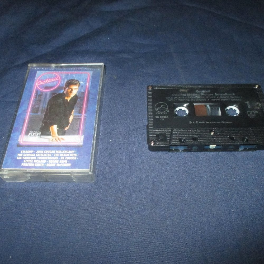 Cocktail the original motion picture soundtrack on cassette (WEA Records, 1988)